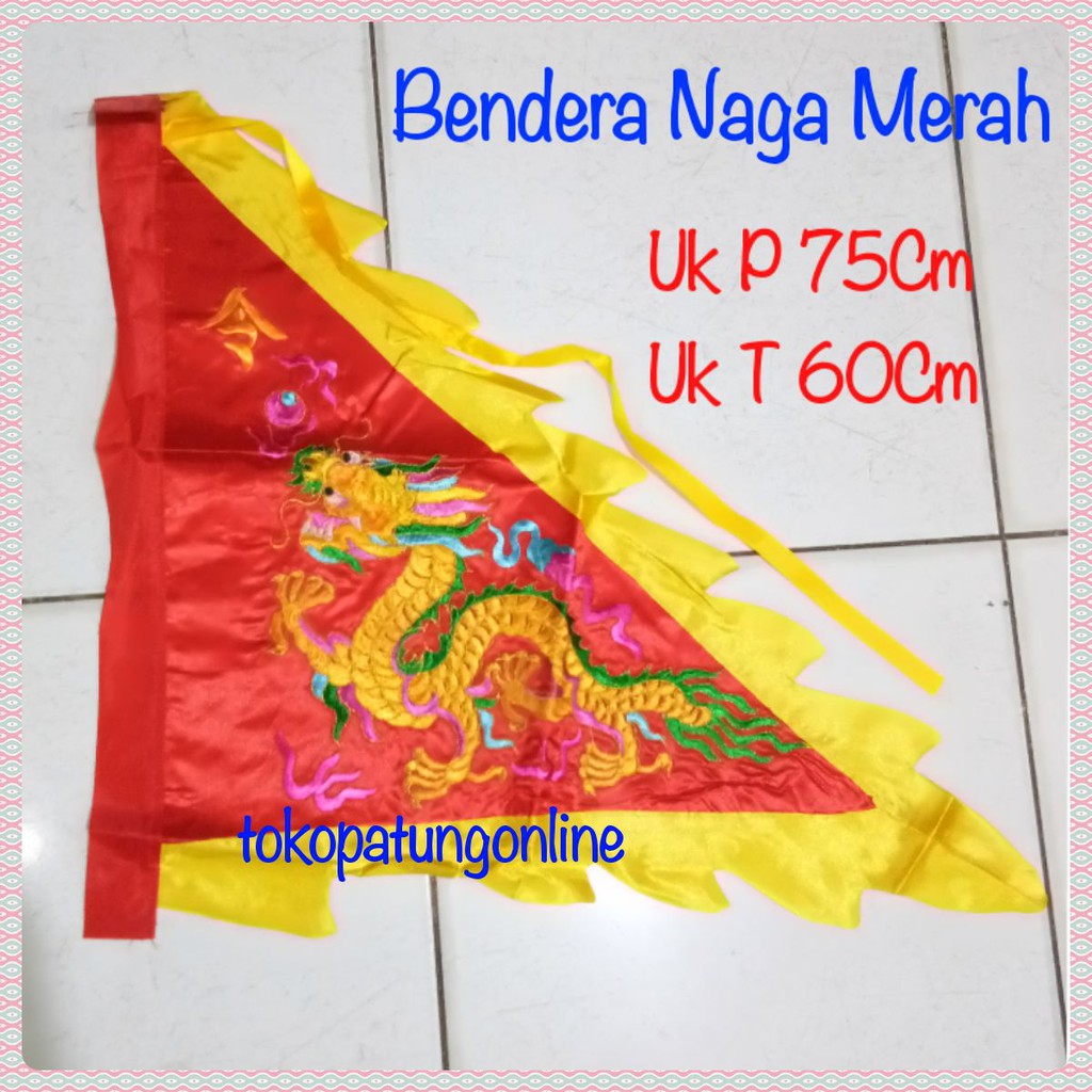 Jual Bendera Naga Bordir Import 022 Shopee Indonesia