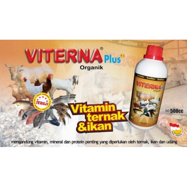 Jual Viterna Plus Organik Vitamin Ternak Dan Ikan Shopee Indonesia