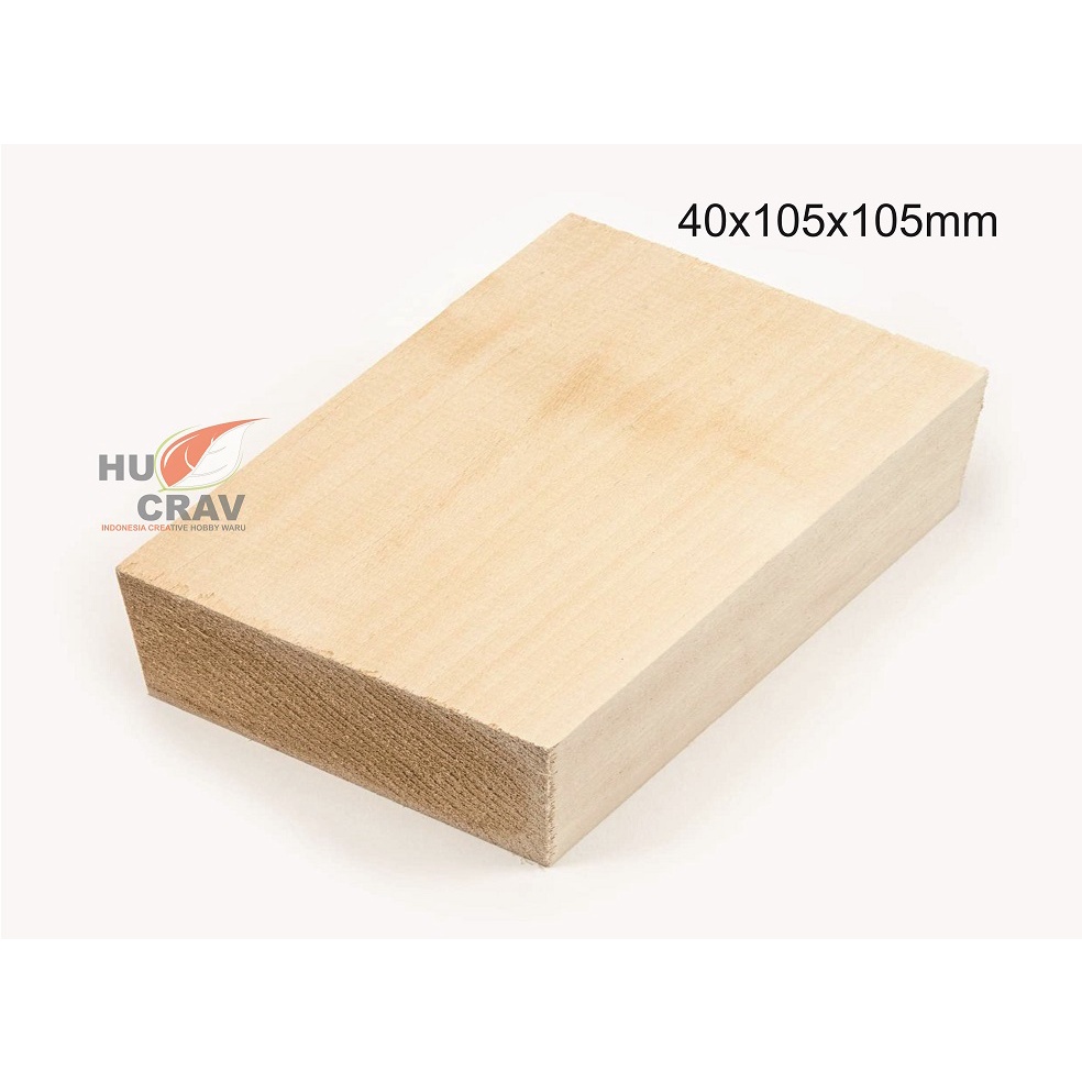 Jual Kayu Balsa Balok 4x10 5 X10 5cm Blok Wooden Craft DIY Shopee