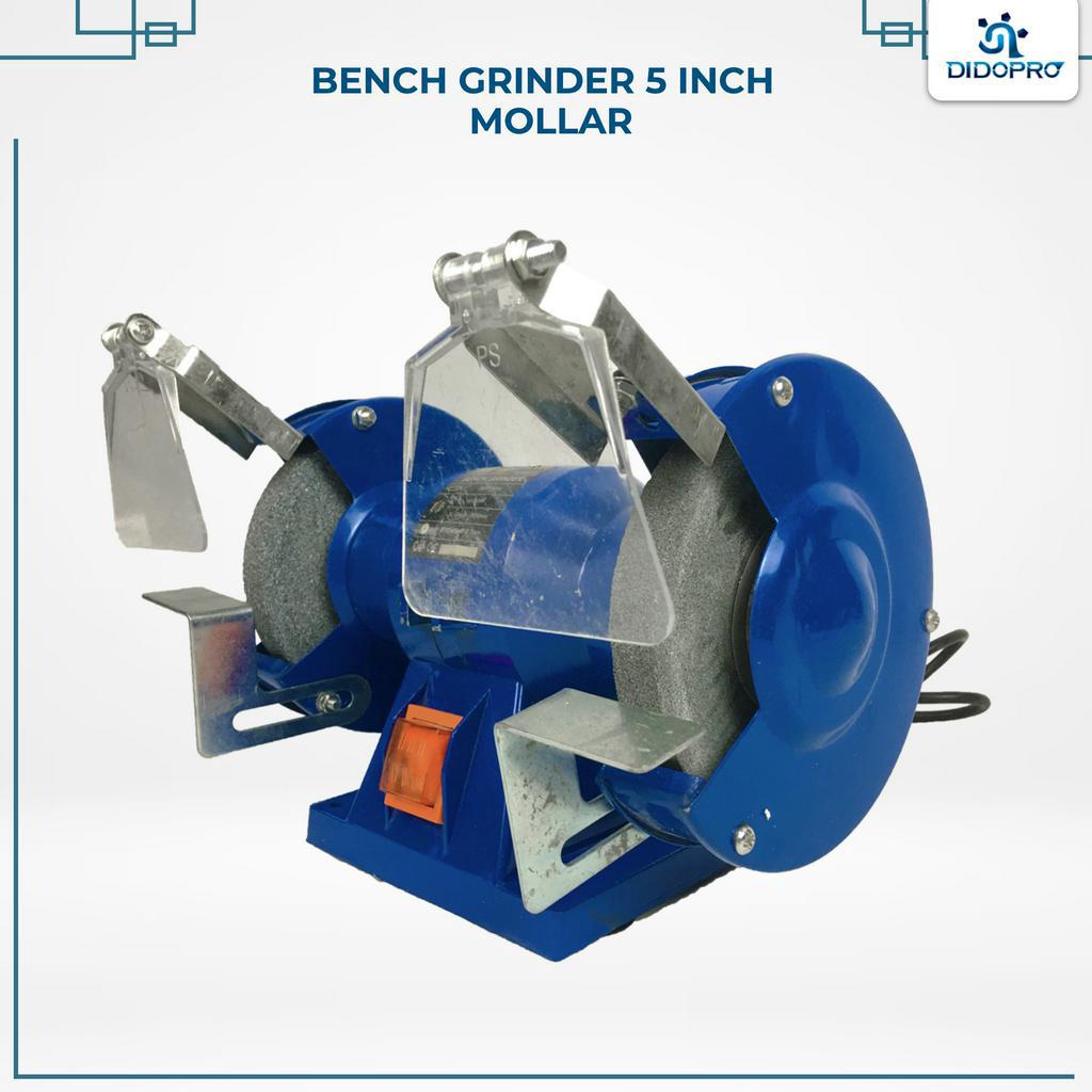 Jual Mesin Gerinda Duduk 5 MOLLAR Bench Grinder 125mm 5 Inch Shopee