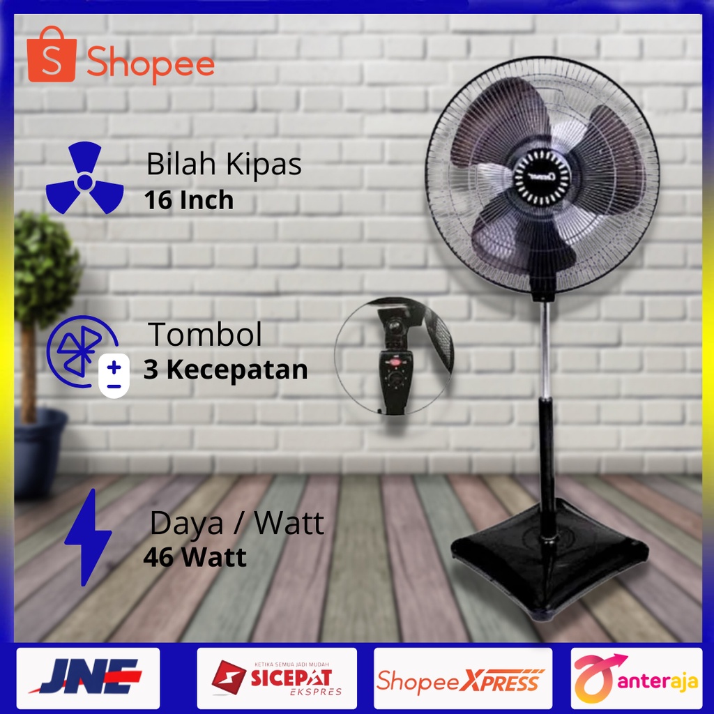 Jual Cosmos Sdb Kipas Angin Berdiri Stand Fan Inch Shopee