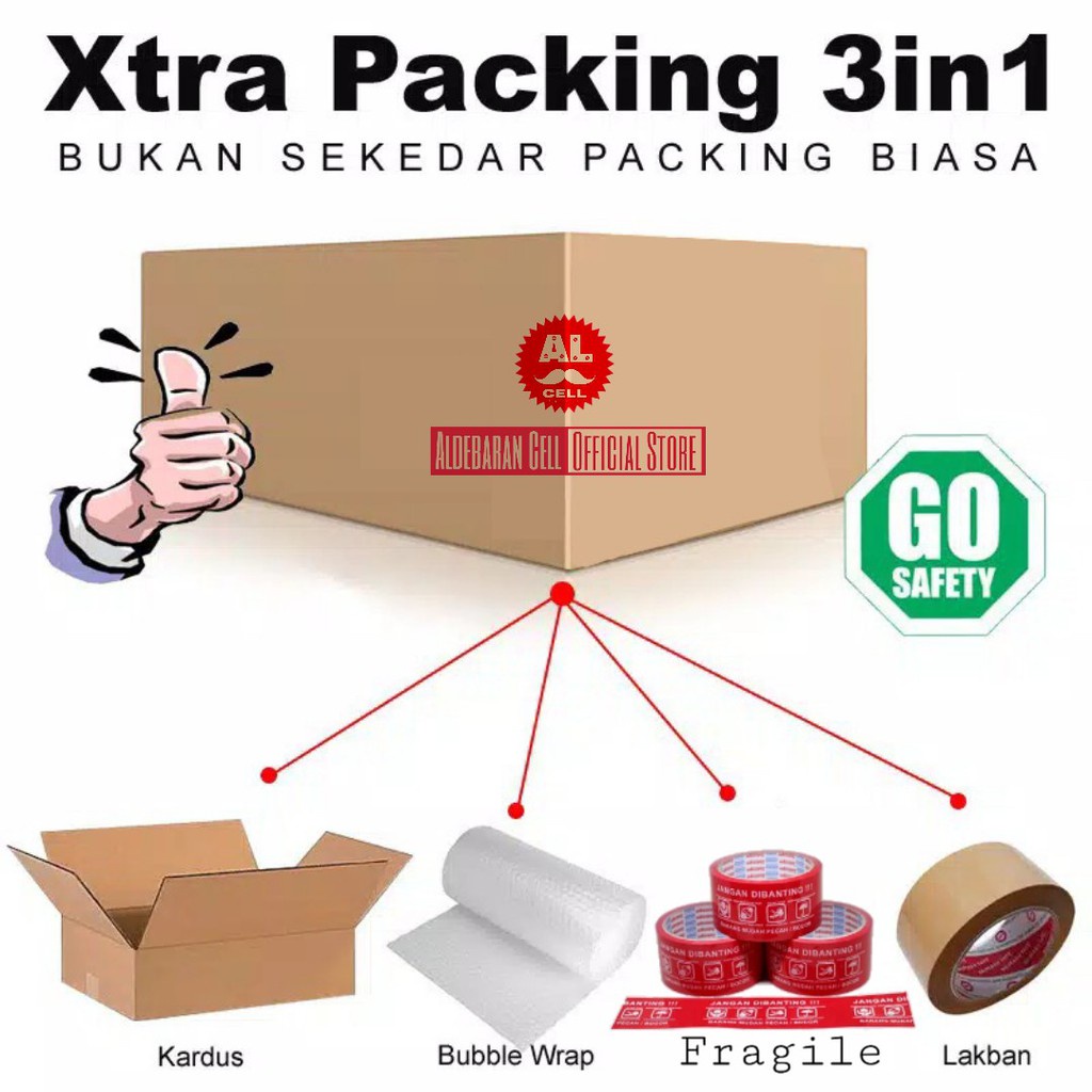 Jual Extra Packing Kardus Tambahanu Bubble Untuk Keamanan Produk