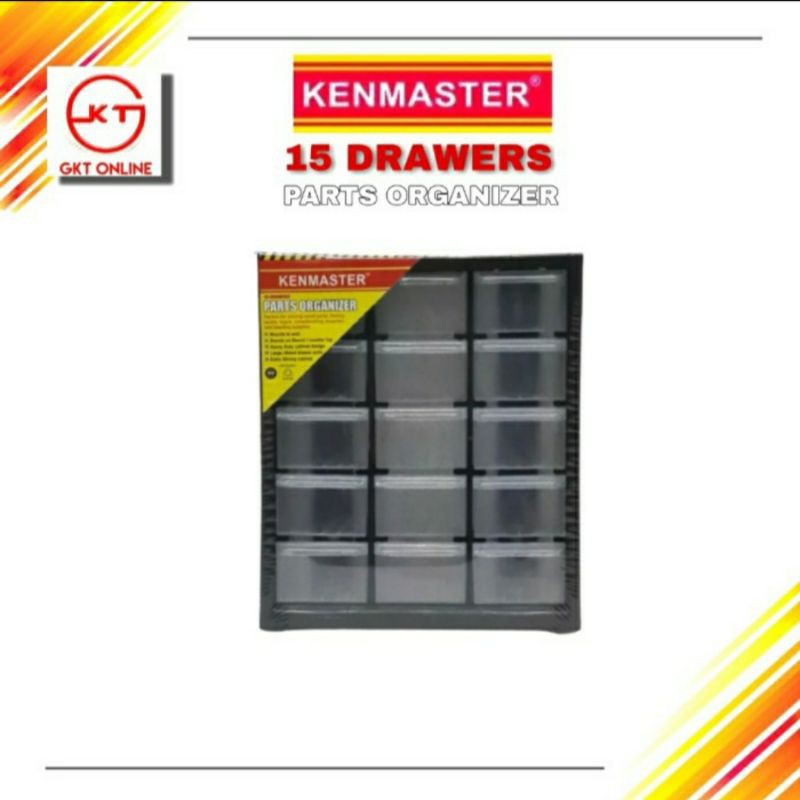 Jual Kenmaster Rak Komponen 15 Laci Rak Susun Rak Drawers Kenmaster