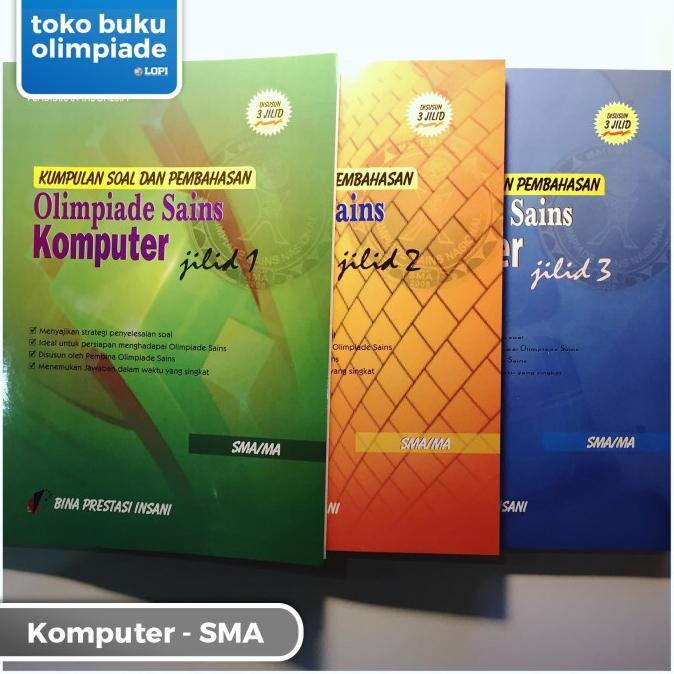 Jual Paket Kumpulan Soal Pembahasan Olimpiade Komputer Sma Jilid