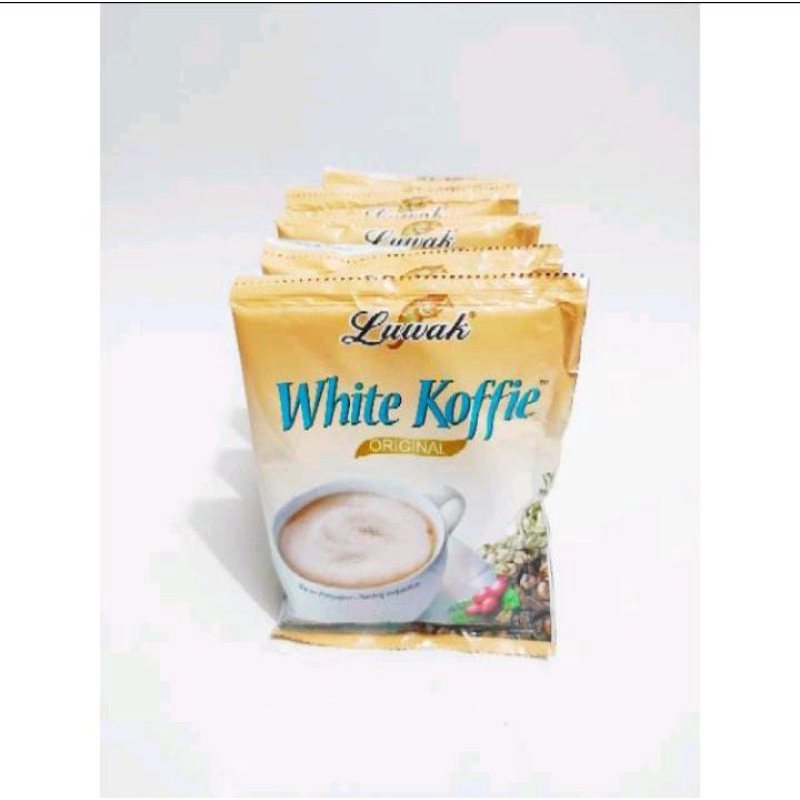 Jual Luwak White Koffie 3 In 1 Instant 1 Renceng 10 Sachet Shopee