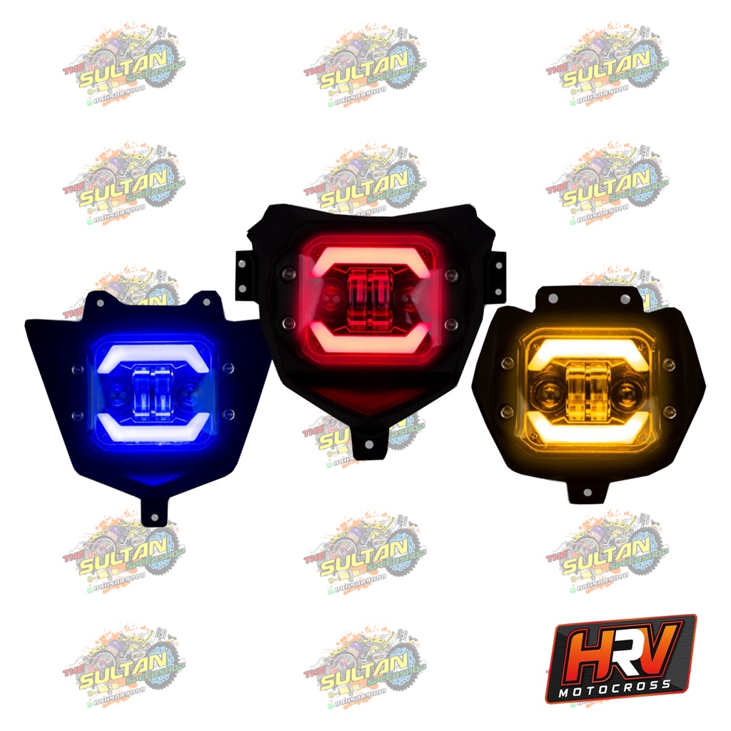 Jual Lampu Depan Reflektor Head Lamp Led Daymaker Klx Bf D Tracker