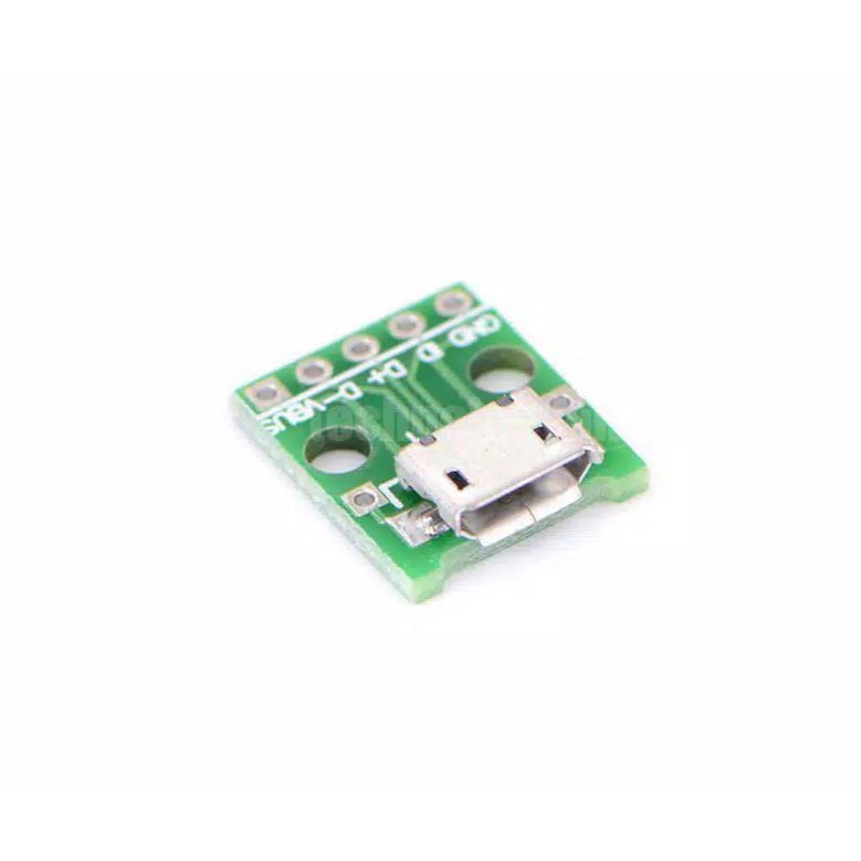 Jual Micro USB To DIP Adapter 5 Pin 2 54mm Female Connector PCB