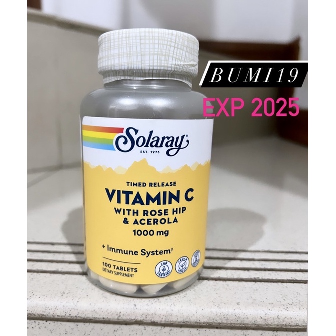 Jual Solaray Vitamin C Mg Timed Release Mg Buffered Gentle On