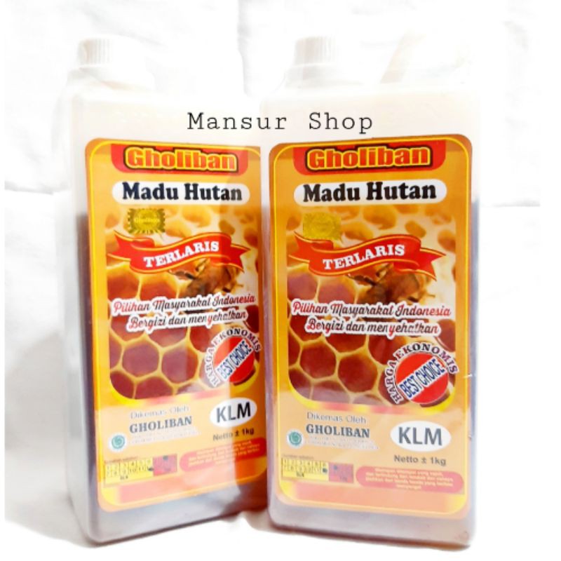 Jual Madu Hutan Gholiban 1kg Terlaris Kemasan Terbaru Shopee Indonesia