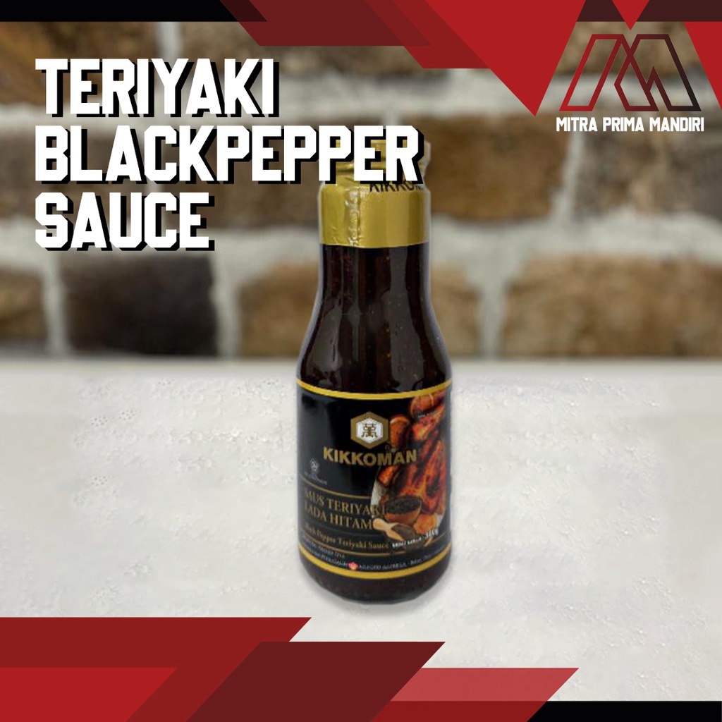 Jual Kikkoman Saus Teriyaki Lada Hitam Blackpepper Sauce Ml