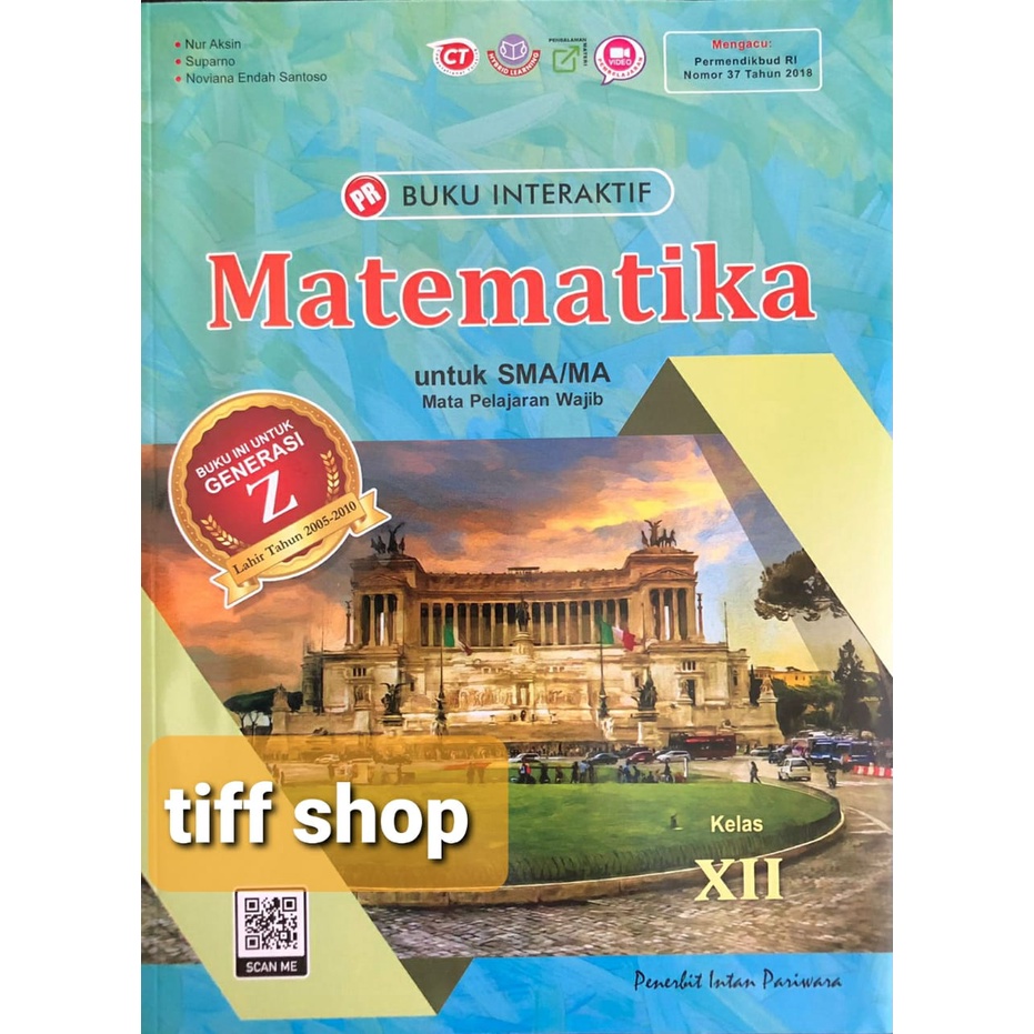 Jual Buku LKS PR Interaktif Matematika Wajib XII 12 K13 Revisi