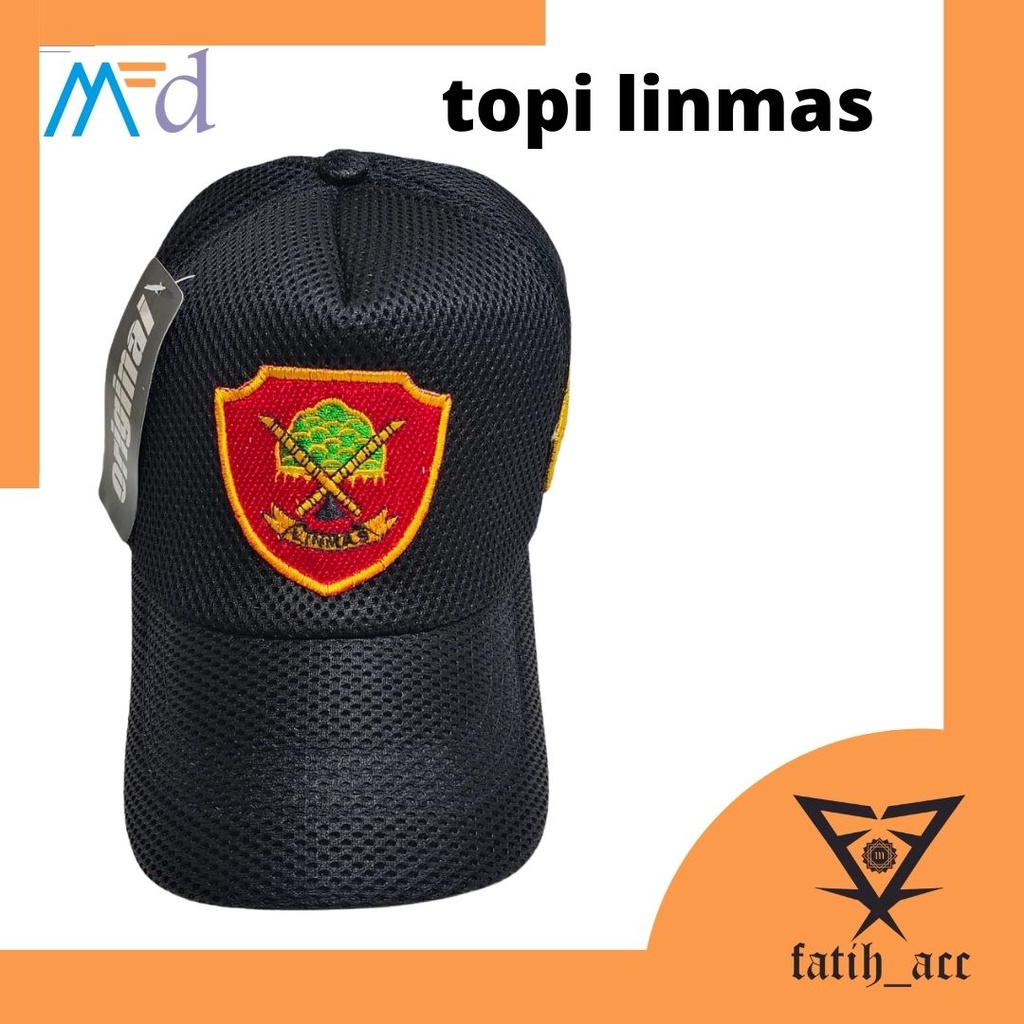 Jual Mfd Bisa Cod Topi Jaring Linmas Topi Linmas Lapangan Jaring