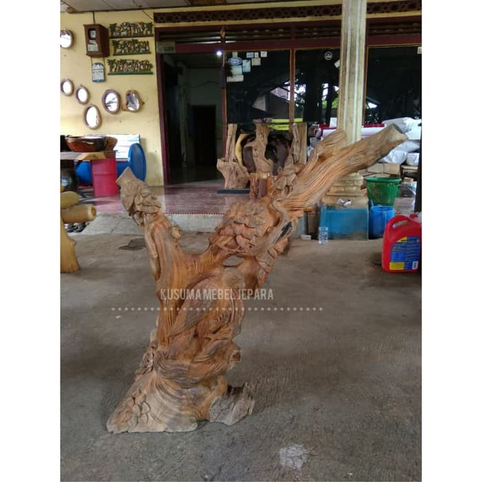 Jual Relief Burung Dara Akar Kayu Jati Natural Tinggi Cm Shopee