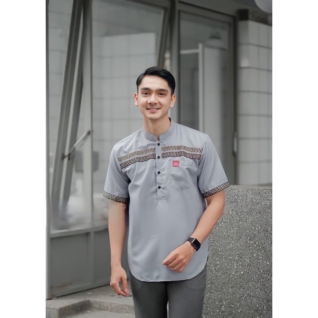 Jual Baju Koko Kurta Dewasa Baju Koko Pria Lengan Pendek Material