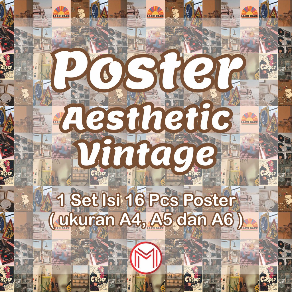 Jual Isi Pcs Poster Vintage Series Poster Aesthetic Poster