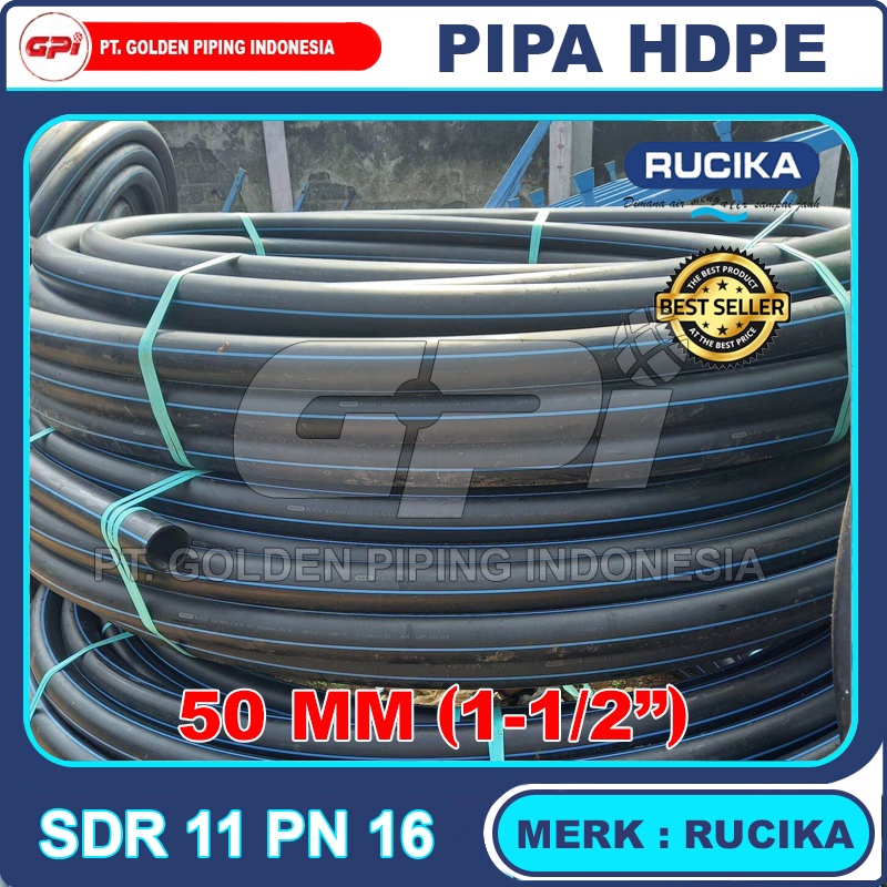 Jual Pipa Hdpe Rucika Pn Nd Mm Mm Harga Roll