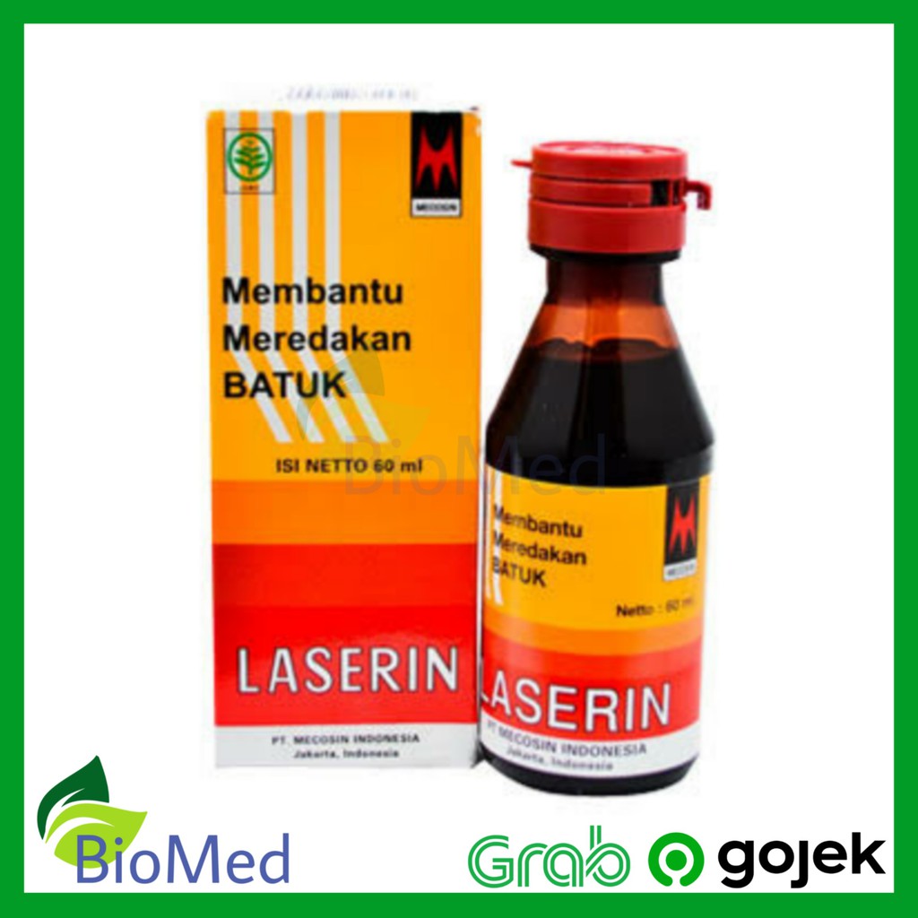 Jual LASERIN SIRUP 60 Ml Obat Batuk Herbal Masuk Angin Sakit