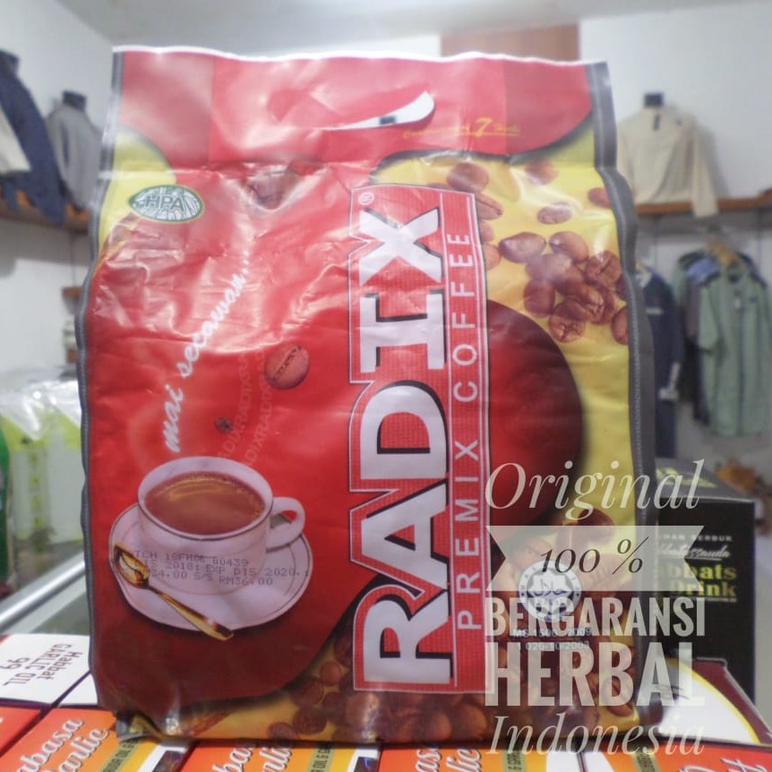 Jual Kopi Radix Hpa Malaysia Isi 32 Sachet Kopi Pracampuran Isi 32