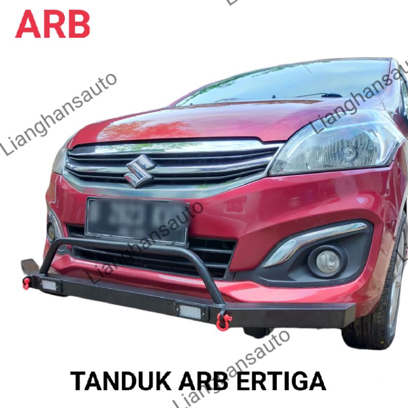 Jual TANDUK DEPAN MINI ARB LAMPU LED ERTIGA LAMA ANTING MERAH FULL BESI