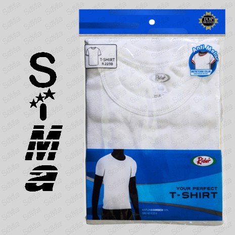 Jual Oblong T Shirt Pria Rider Putih R 223 R223 Kerah Bulat Shopee