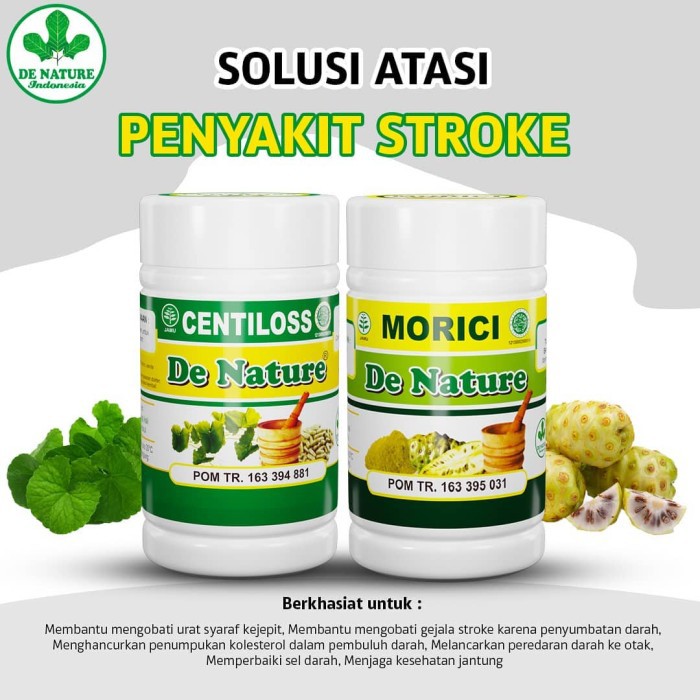 Jual Morici Centiloss De Nature Obat Stroke Herbal Strok Struk Ringan