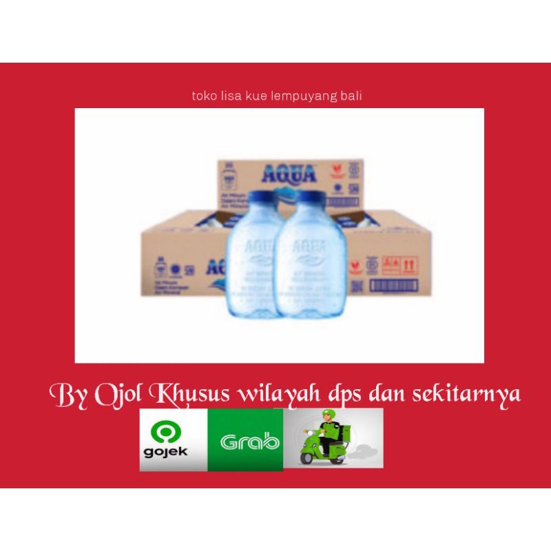 Jual Air Mineral Aqua Cebol Botol Mini 24x220ml Dus Kemasan Baru