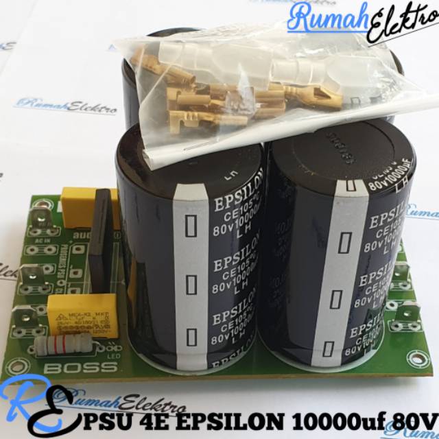 Jual Kit PSU 4 Elco EPSILON 10000uf 80V Plus Skun Shopee Indonesia