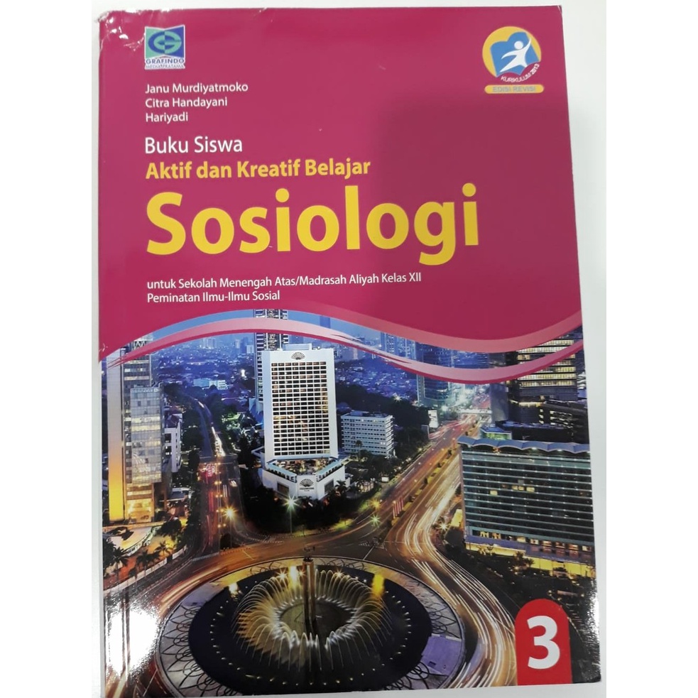 Jual Buku Paket Cetak Pelajaran Sosiologi Peminatan Ilmu Ilmu Sosial