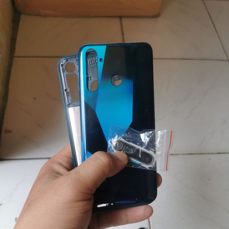 Jual Bazel Frame Tengah BACKDOOR Realme 5 Pro TUTUP BATERAI PLUS RING