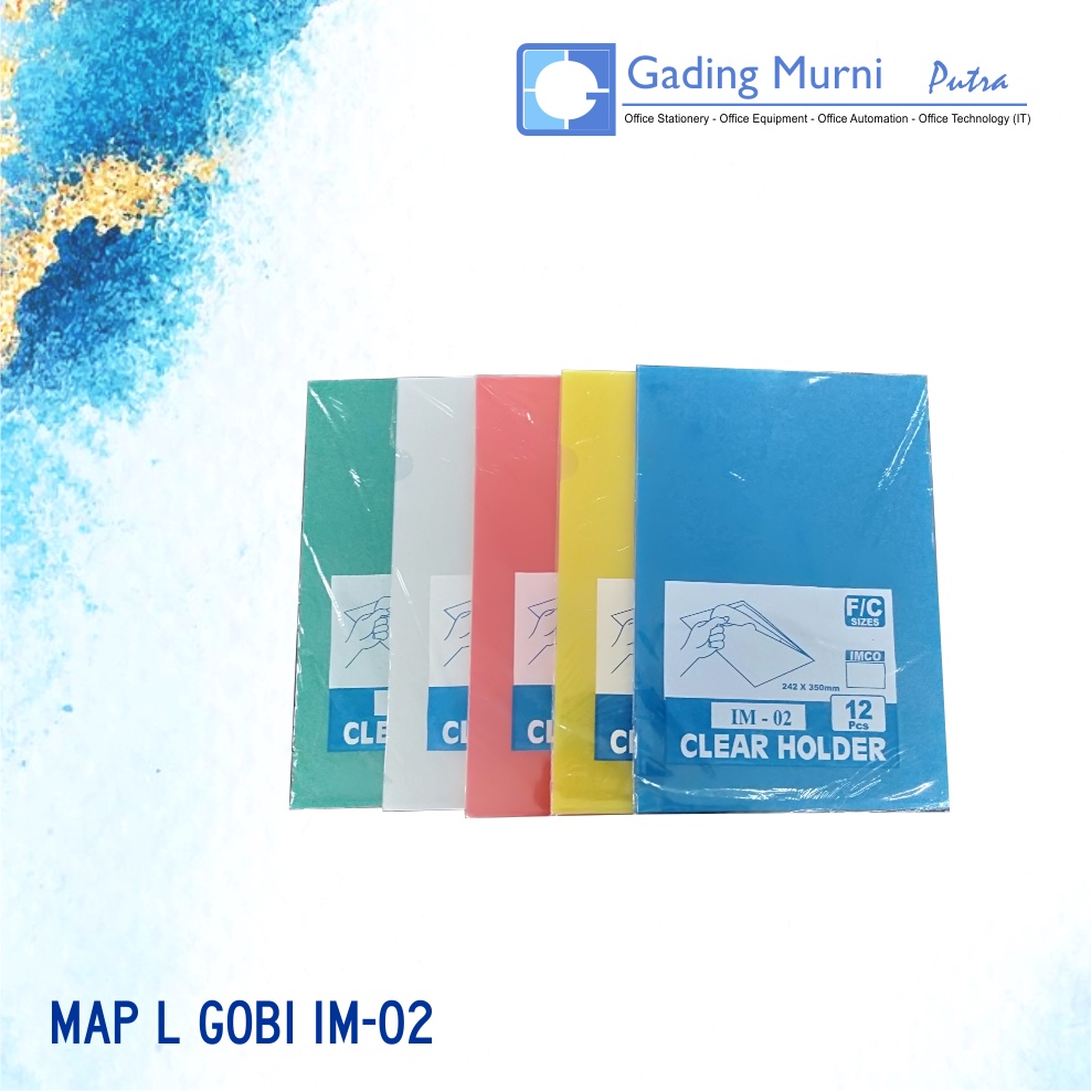 Jual MAP L Clear Sleeves Folio Map Plastik F4 GOBI IM 02 5lbr