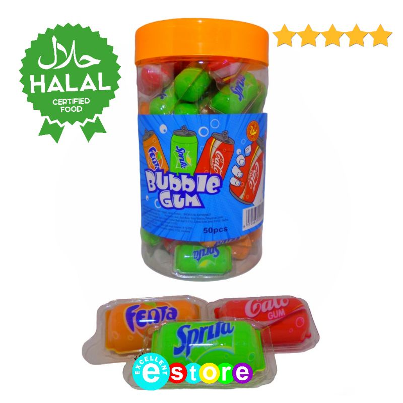 Jual 10 Biji Permen Lunak Gummy Jelly Bubble Gum Luvmi Bumi Permen