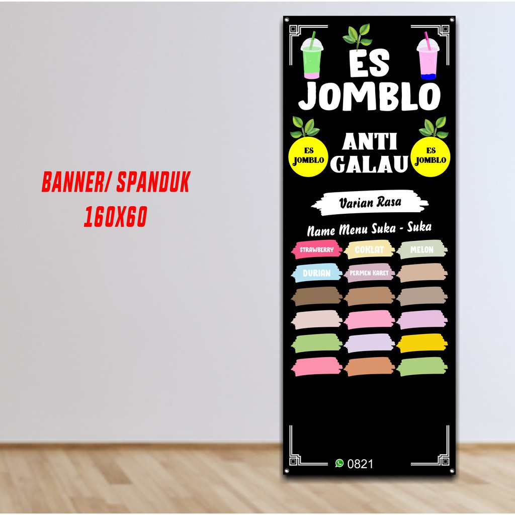 Jual CETAK BANNER SPANDUK BACKDROP BISA COD Shopee Indonesia