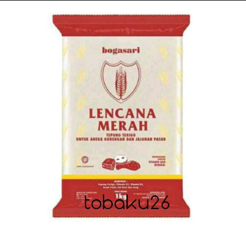 Jual Bogasari Tepung Lencana Merah Kg Shopee Indonesia