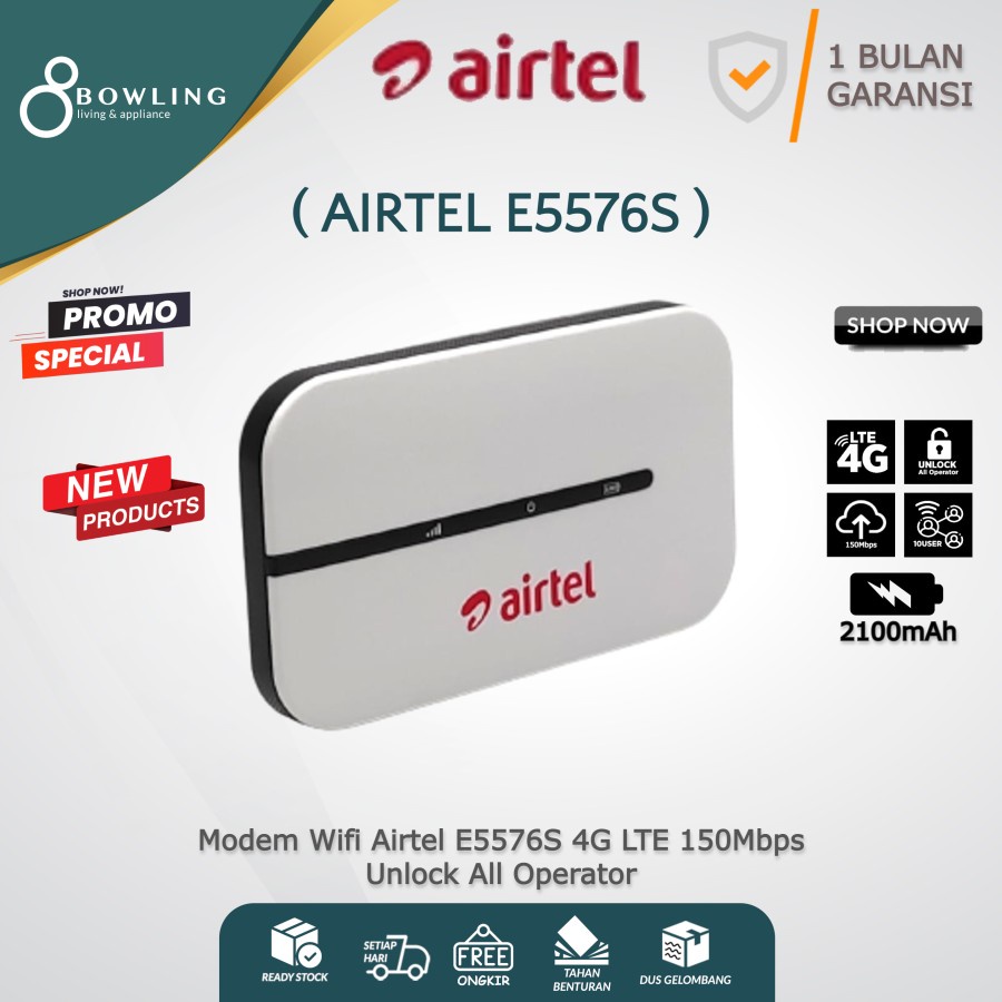 Jual Modem Wifi E Airtel Mifi G Lte Mbps Unlock All Operator