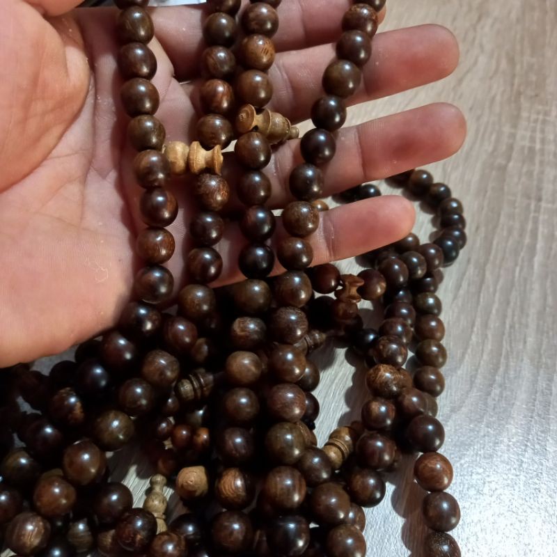 Jual Tasbih Kayu Gaharu Super Grade A Mm Gaharu Asli Tasbih Gaharu