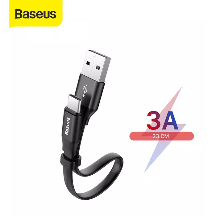 Jual BASEUS Nimble Portable Cable Kabel Type C Fast CHARGE DATA 23cm