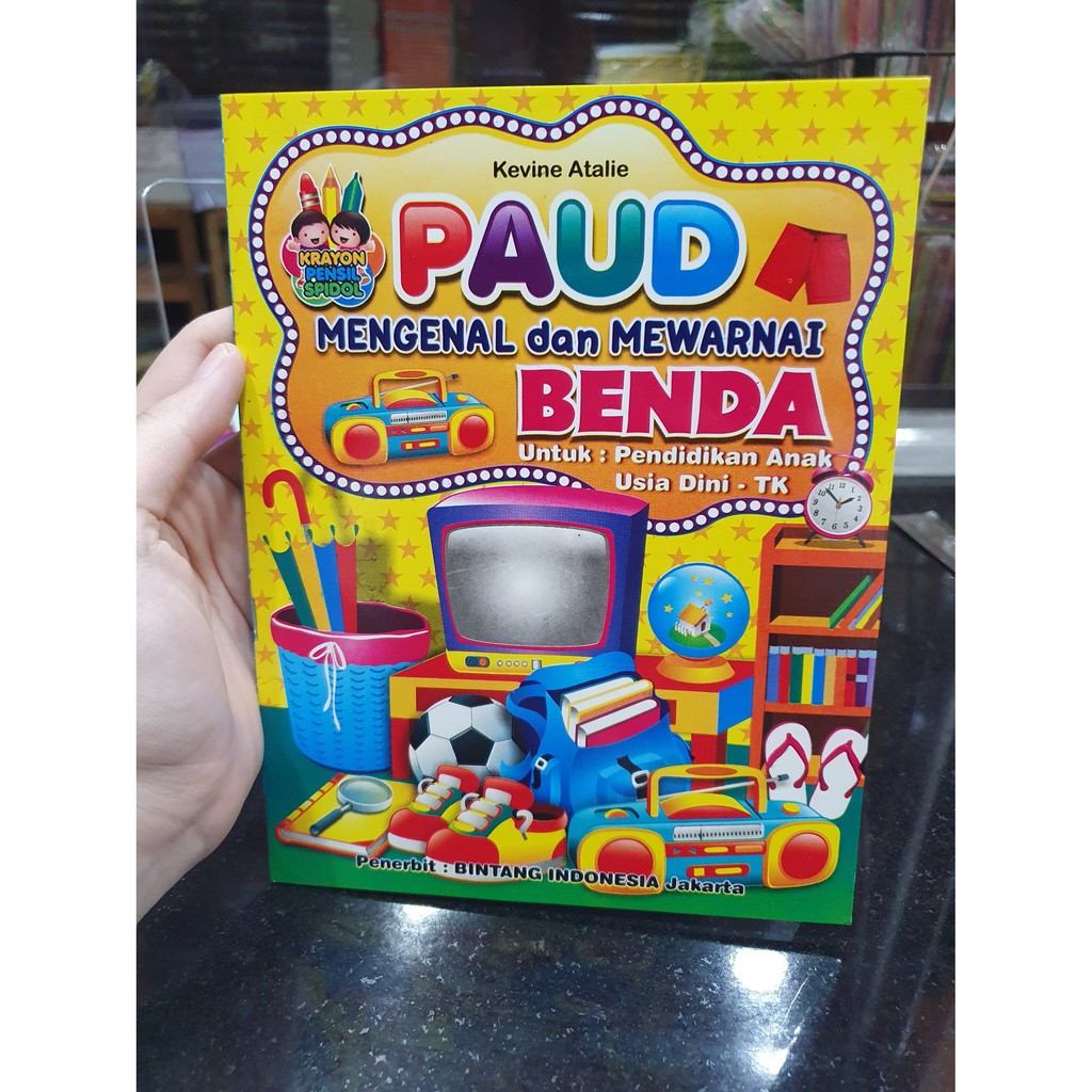 Jual Buku Paud Mengenal Dan Mewarnai Benda Shopee Indonesia