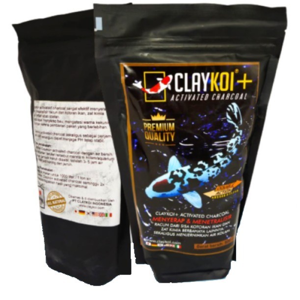 Jual Claykoi Plus Penjernih Air Kolam Activated Charcoal Penjernih