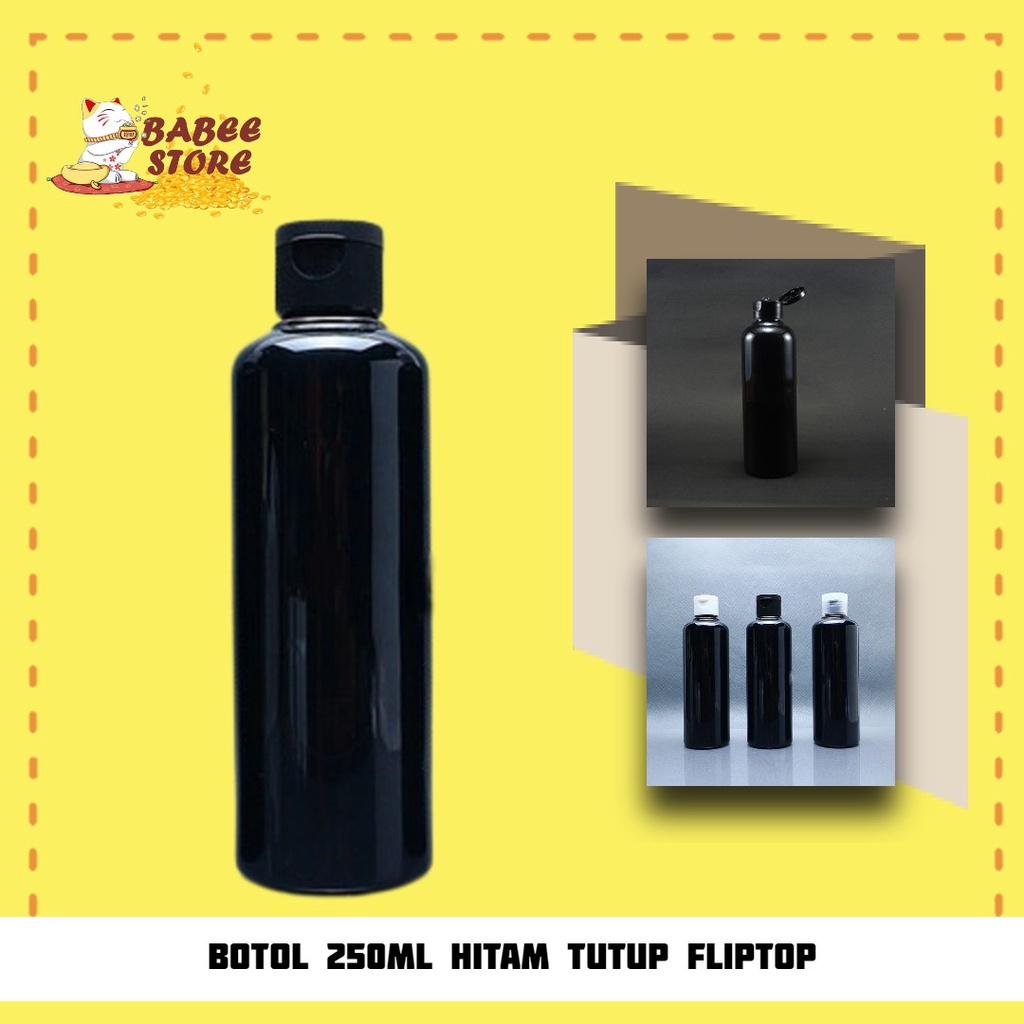 Jual Babee Botol Plastik Ml Hitam Fliptop Botol Fliptop Ml