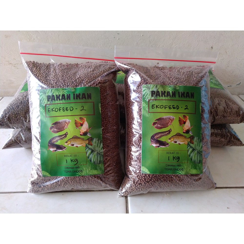 Jual PAKAN IKAN PELET APUNG EKO FEED 2 PEMBELIAN 10kg GRAB SAME DAY