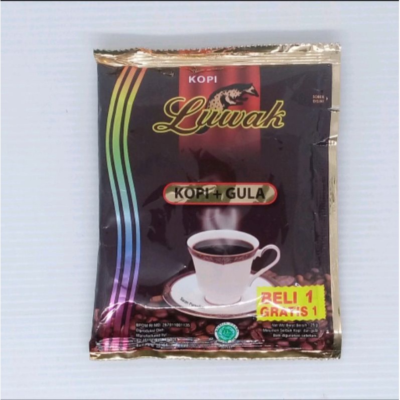 Jual Kopi Luwak Hitam Sachet Isi Gr Shopee Indonesia