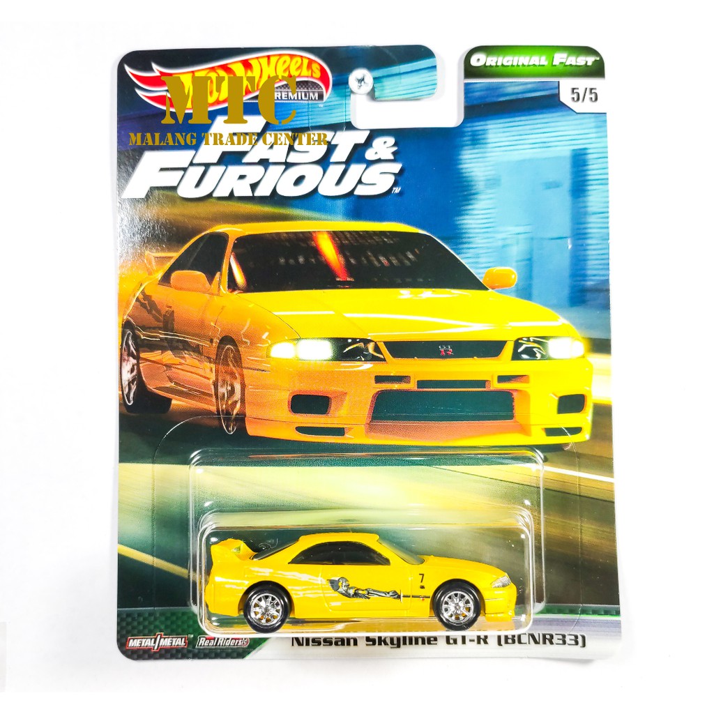 Jual HOT WHEELS FAST AND FURIOUS NISSAN SKYLINE GT R BCNR33 ORIGINAL