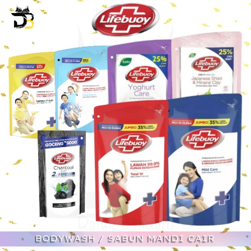 Jual LIFEBUOY SABUN MANDI CAIR REFILL 850ml TOTAL 450ml MILD CARE 400ml