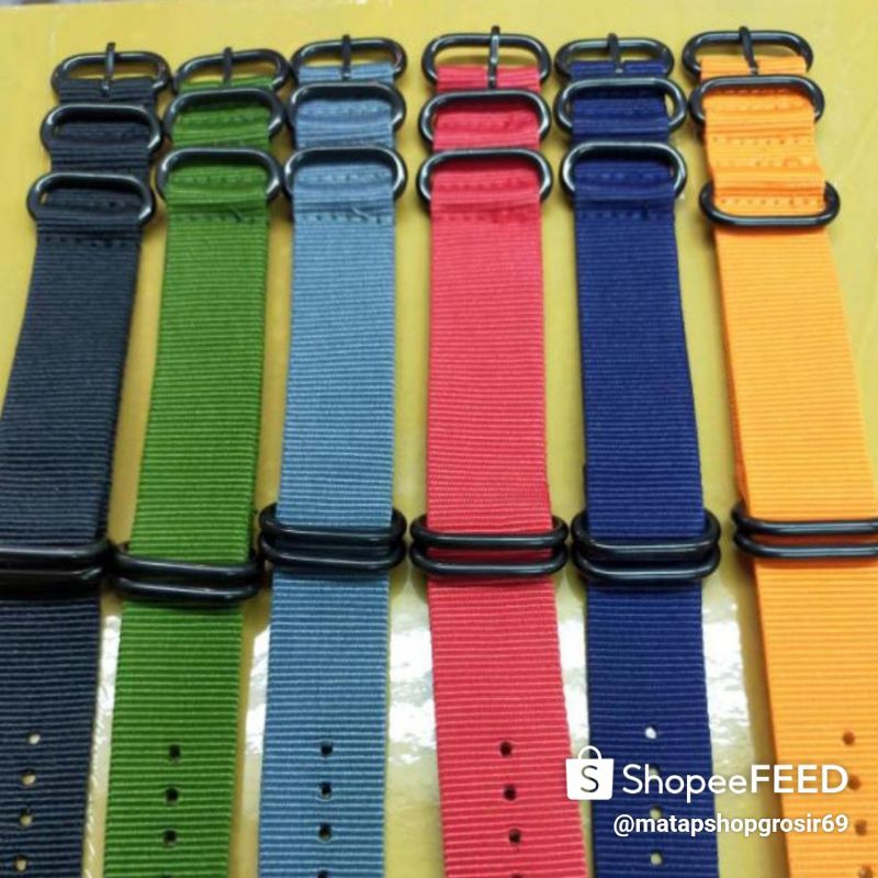 Jual Strap Tali Jam Tangan Pvd Nylon Tali Nato Zulu Tali Kanvas Nato