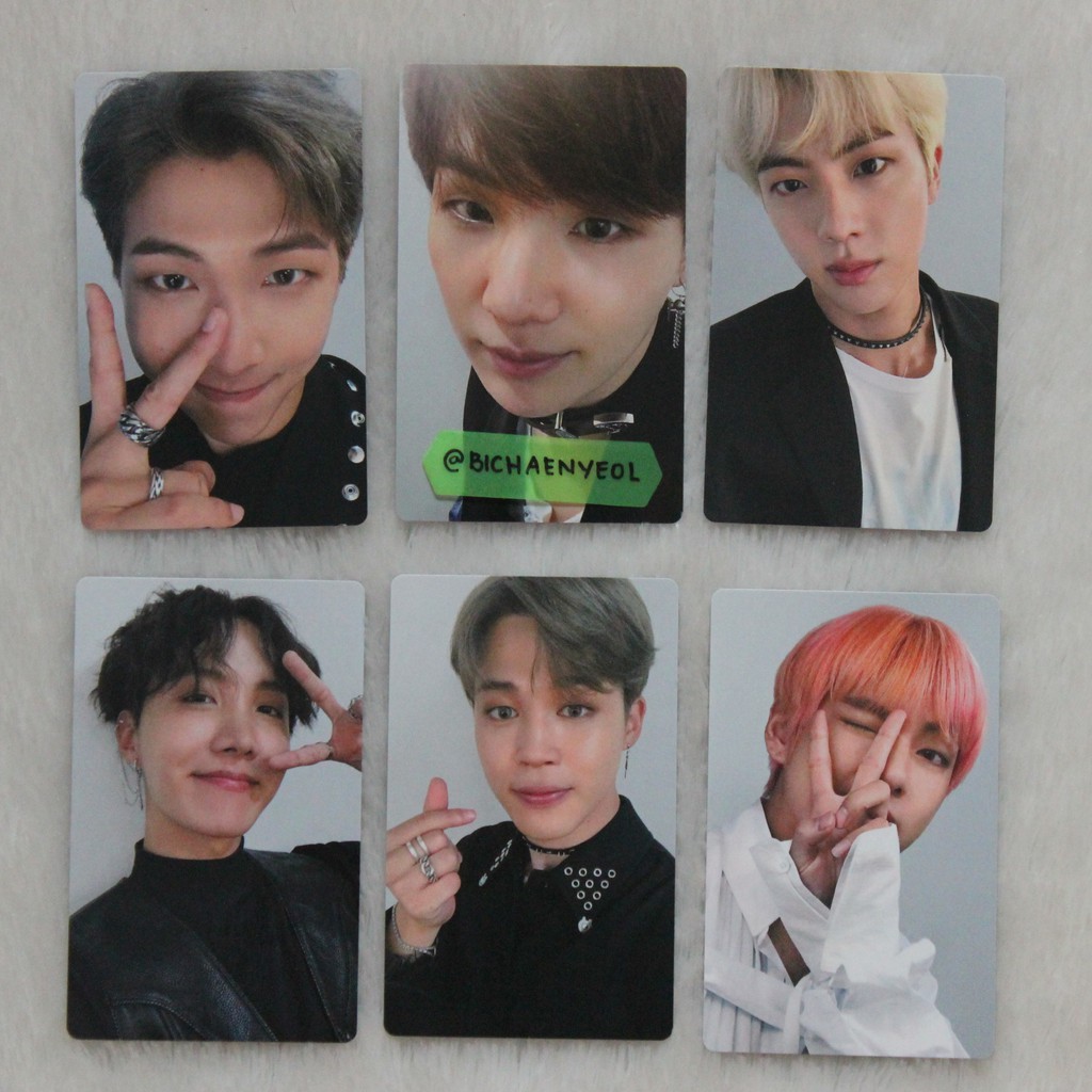 Jual Bts Fake Love Airplane Pt Photocard Rm Jin Suga Jhope