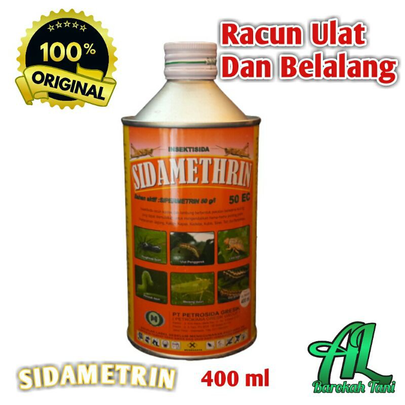 Jual Racun Ulat Insektisida Sidametrin Ec Kemasan Ml Original