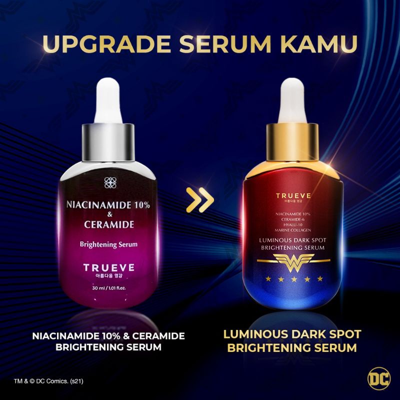 Jual Trueve Wonder Woman Luminous Dark Spot Brightening Serum Ml