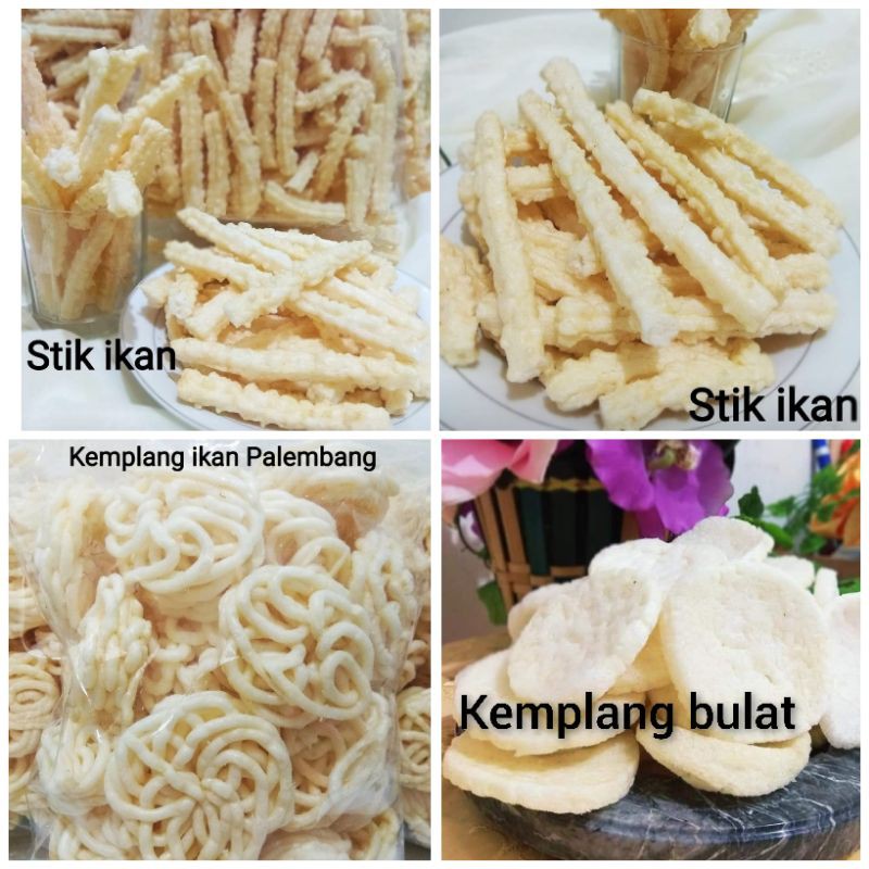 Jual Kemplang Ikan Palembang Premium Asli Kerupuk Ikan Stick Ikan