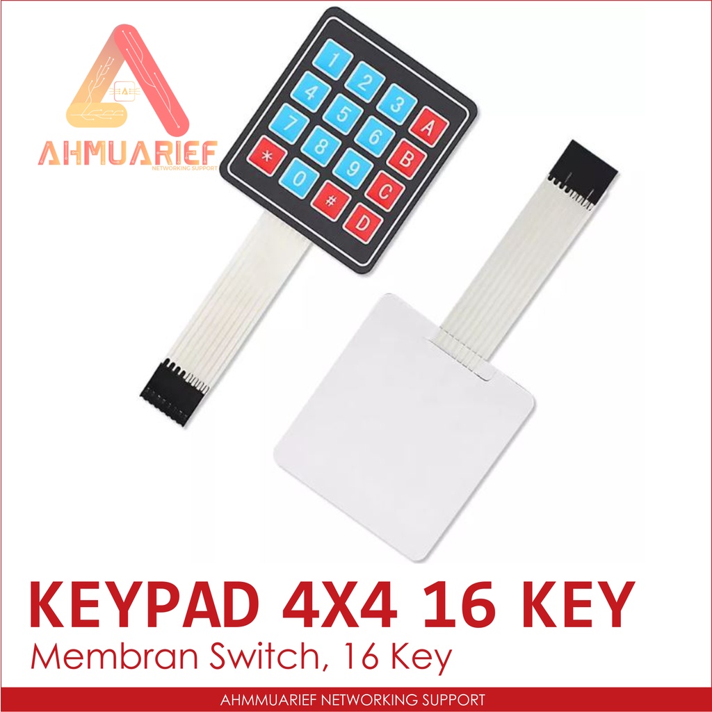 Jual X Membran Keypad Matrix Array Key Membrane Switch Modul