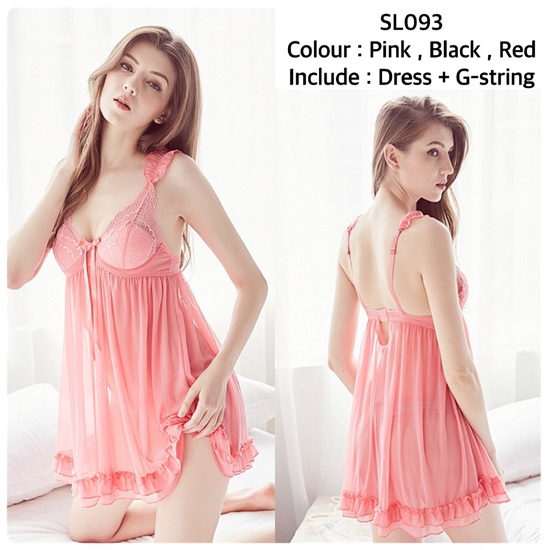 Jual Lingerie Dress Sexy Wanita Baju Tidur Sexy Wanita Sleepwear